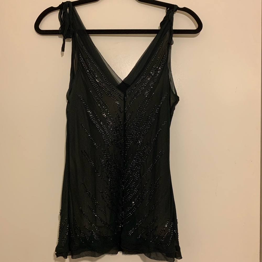 EXPRESS Beaded Silk Cami